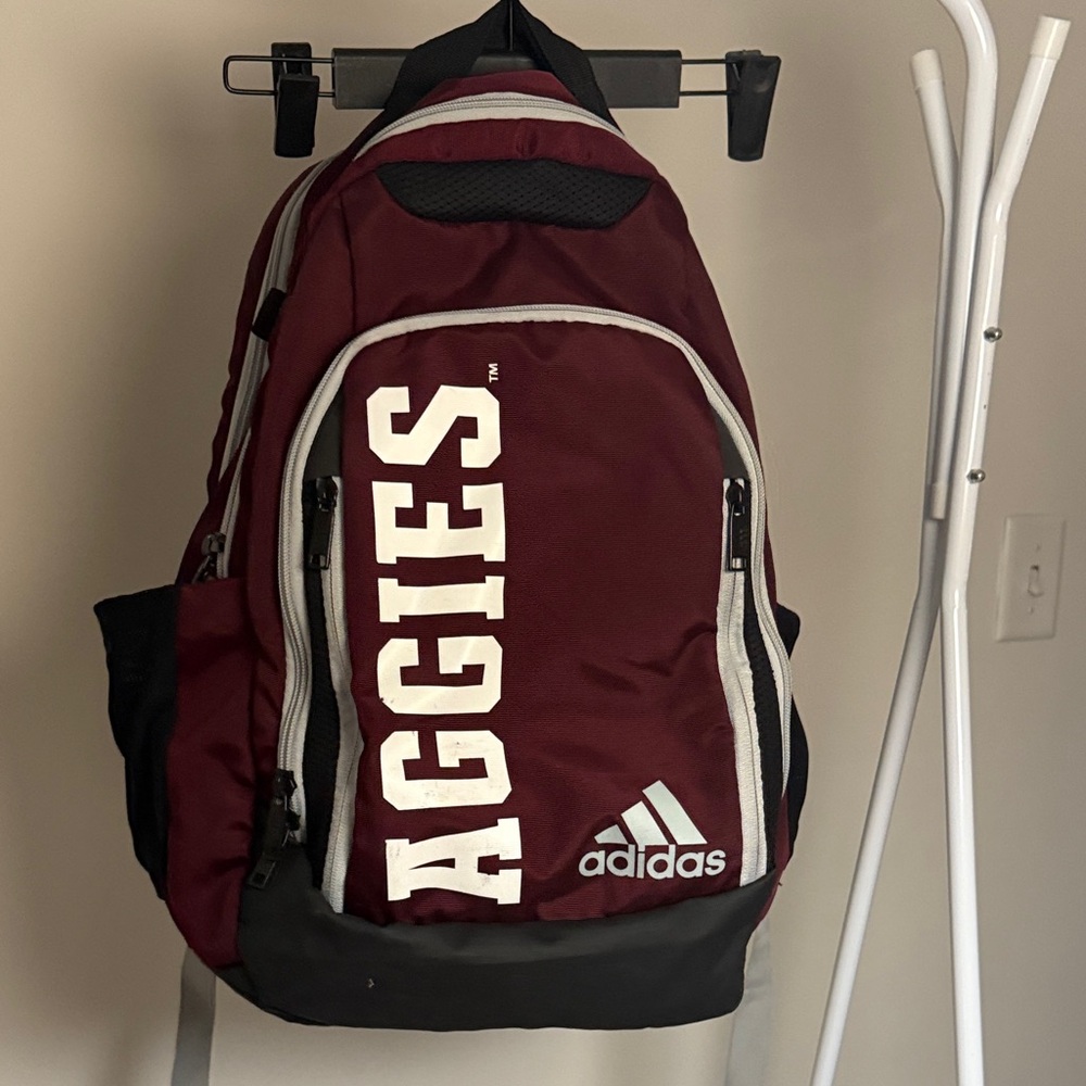 Texas A&M Aggies Adidas Maroon & Black Athlete Backpack